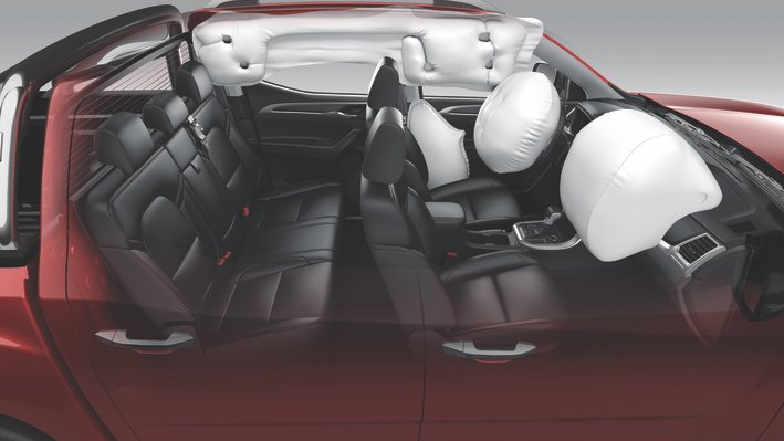 Los airbags y la seguridad de la Maxus T60