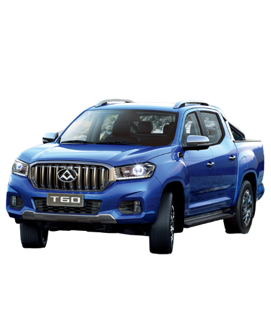 Camioneta Maxus T60 azul fondo transparente